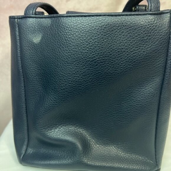 Womens Small Navy Blue Liz Claiborne Purse - Picture 4 of 7